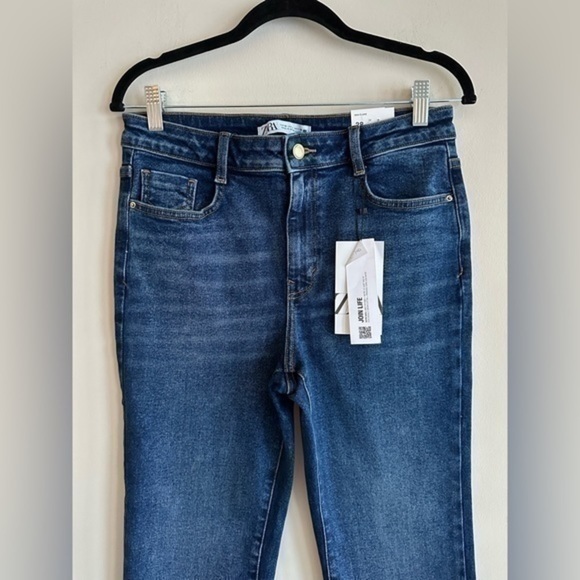 NWT Zara Z1975 High Rise Mini Flare Jeans - Picture 11 of 15